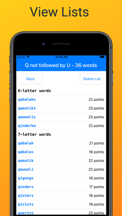 Word Checker (for Scrabble) screenshot 4