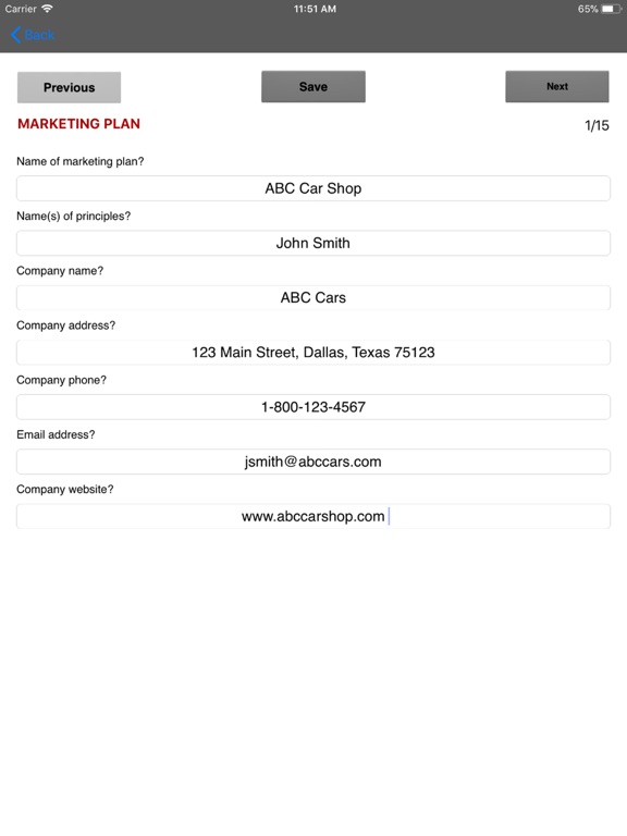 Screenshot #5 pour Marketing Plan Strategies