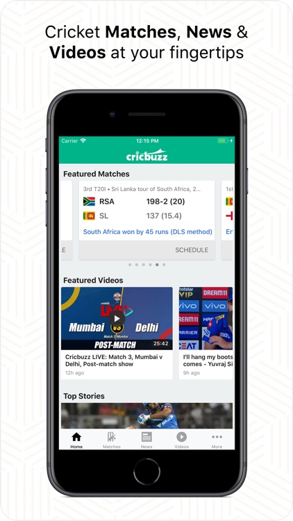 Cricbuzz Cricket Scores & News
