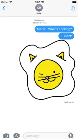 Game screenshot Cat Egg Sticker Pack apk