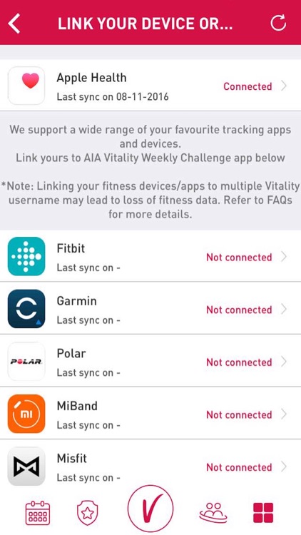 AIA Vitality Weekly Challenge screenshot-3