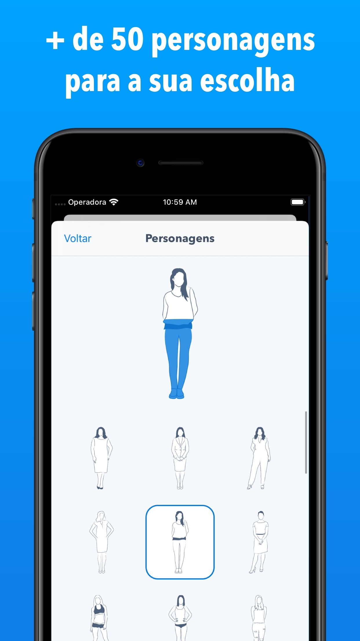 Screenshot do app WaterMinder