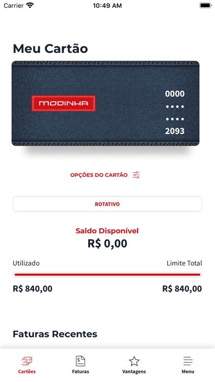 Cartão Modinha screenshot-6