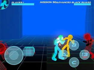 Screenshot 6 Stickman Neon Street Fighting iphone