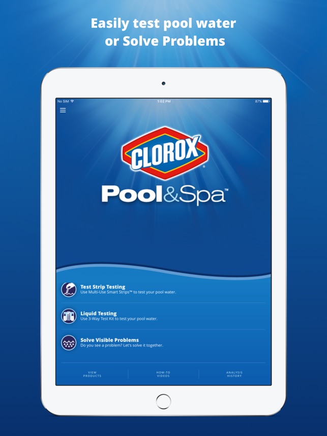 Clorox Pool And Spa 3 Way Test Kit Color Chart