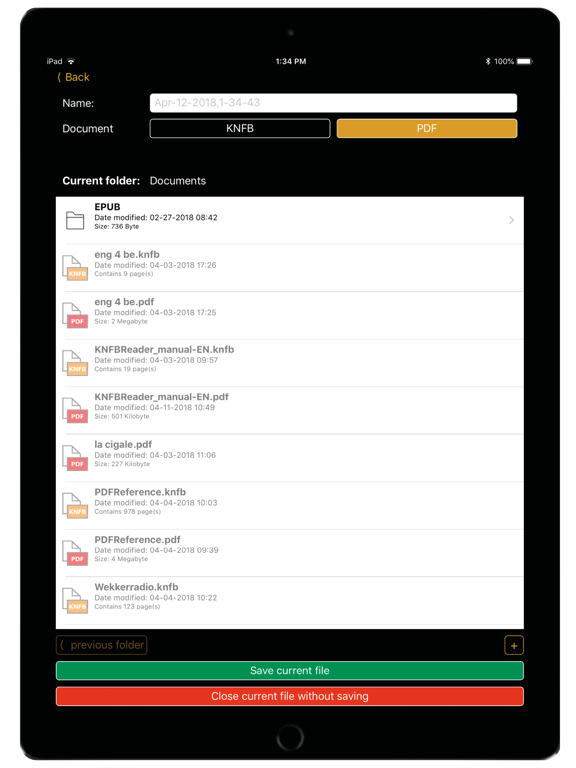 KNFB Reader iPad KNFB Reader iPad