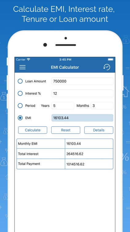 EMI Calculator & Loan Planner screenshot-3