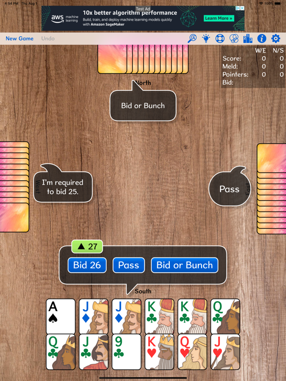 Pinochle screenshot