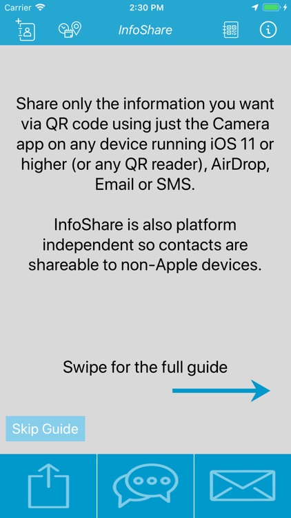 Info Share: QR Code Generator