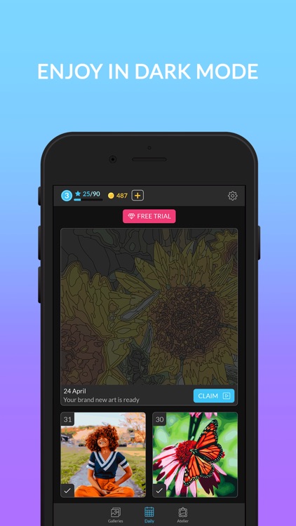 April Coloring-Paint by Number screenshot-3