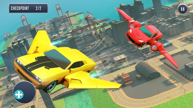 Fly Car City Stunt Game screenshot-5