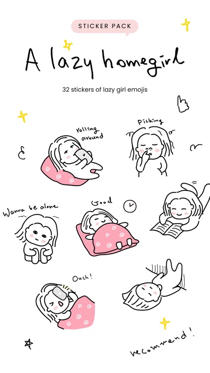 A lazy homegirl