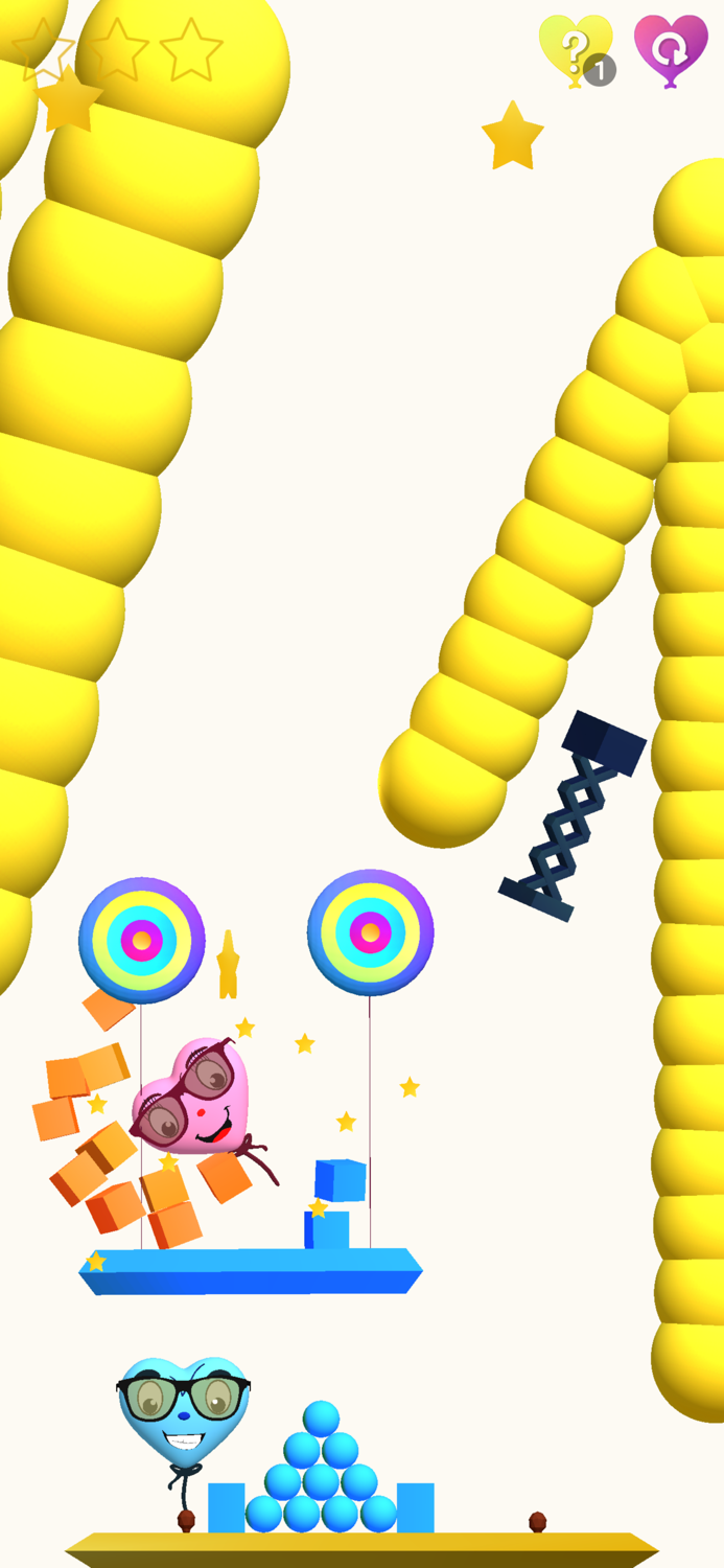 Love Balloons - Physics Puzzle