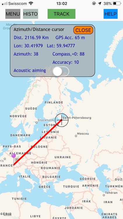 GPS tracking, speed,Compass screenshot-6