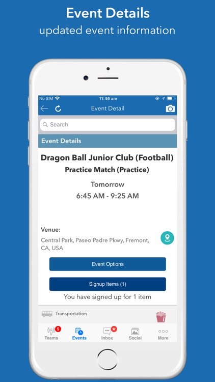 InstaTeam sports team manager screenshot-3