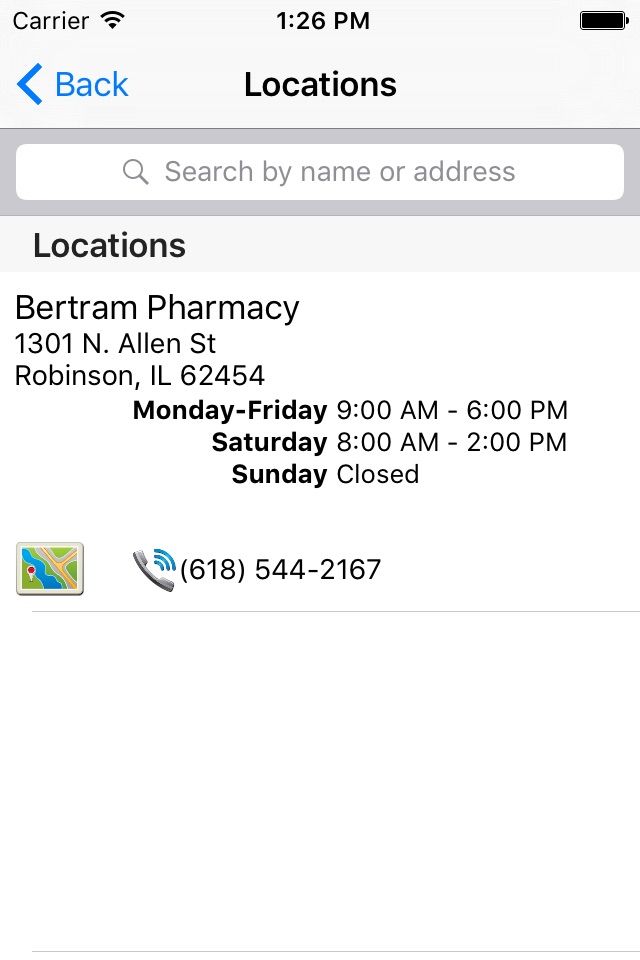 Bertram Pharmacy screenshot 2