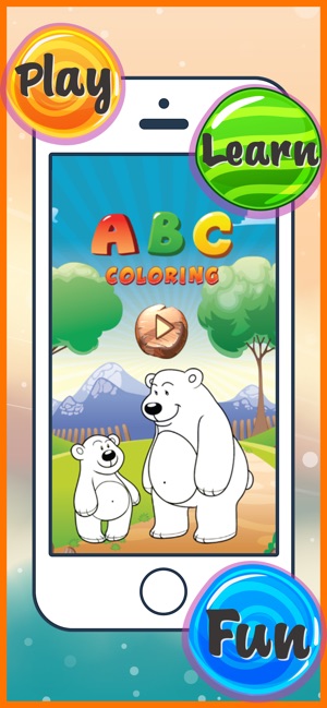 ABC Animals Coloring Book