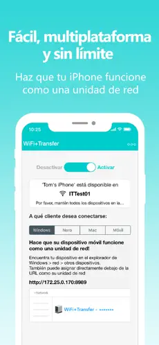 Screenshot 1 WiFi+Transfer iphone