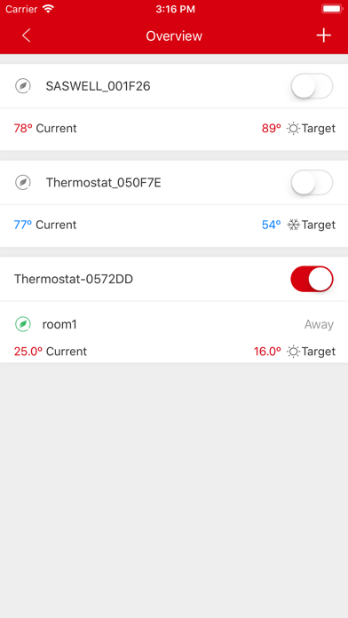 Thermostat screenshot 2