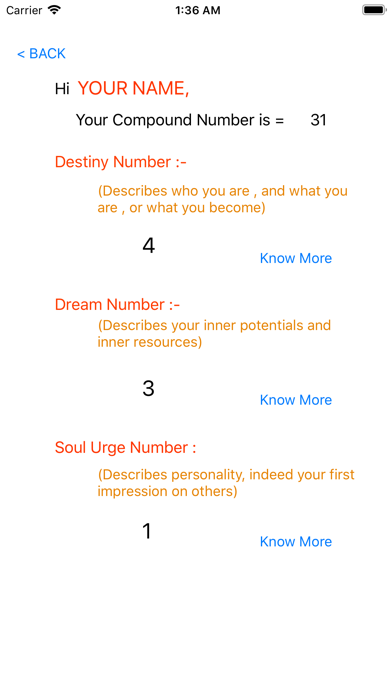 Name Numerology(Astrology) Pro screenshot 3