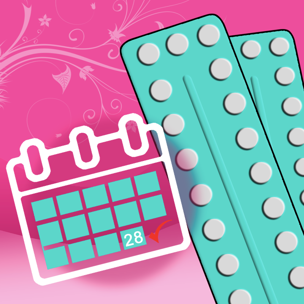 Birth Control Pill Reminder + App Icon