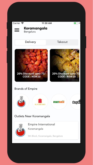 Hotel Empire Food Ordering App screenshot 2