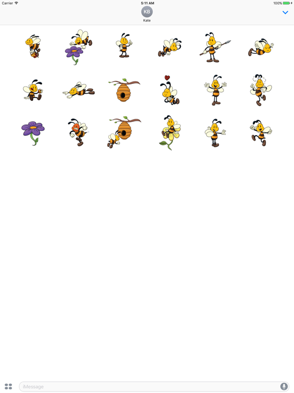 Screenshot #4 pour Sticker Me: Bee Life