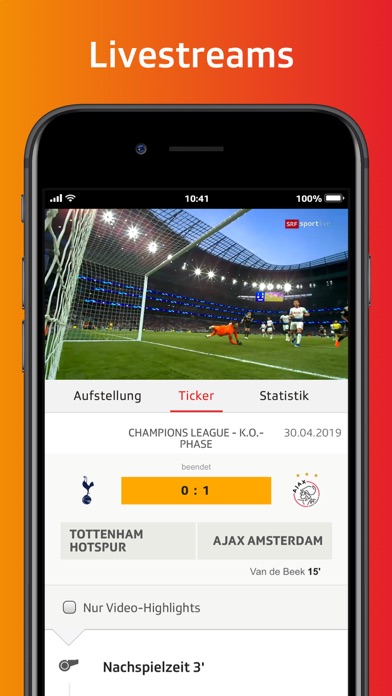 Telecharger Srf Sport Live Sport Pour Iphone Ipad Sur L App Store Sports