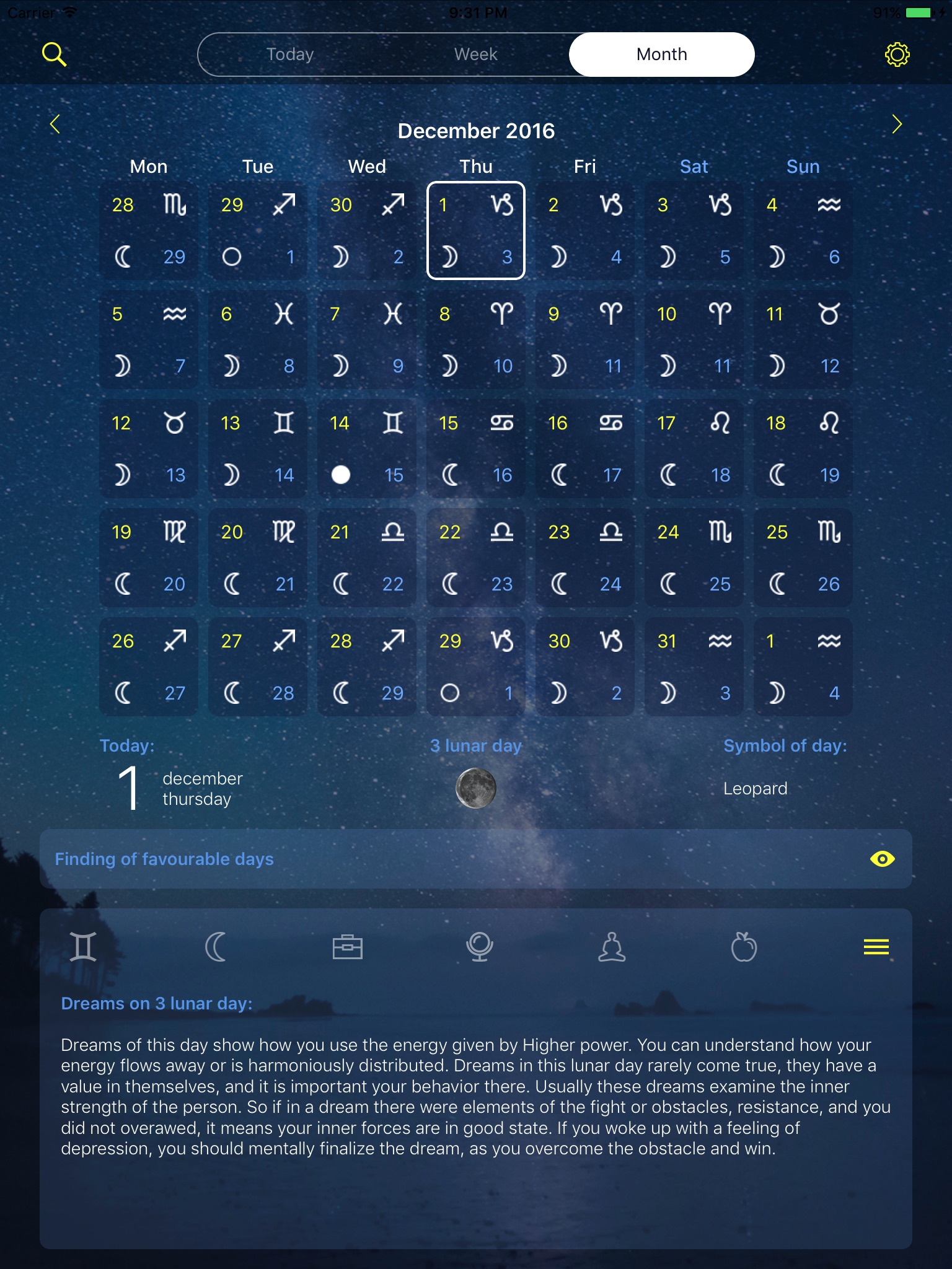 Lunar calendar Dara screenshot 4