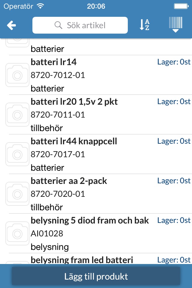 Lagerkoll screenshot 2