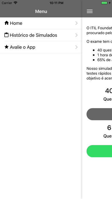 Simulado ITIL Português screenshot 2