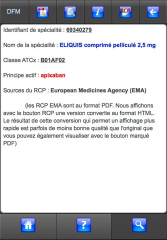 Dictionnaire des Médicaments screenshot 3
