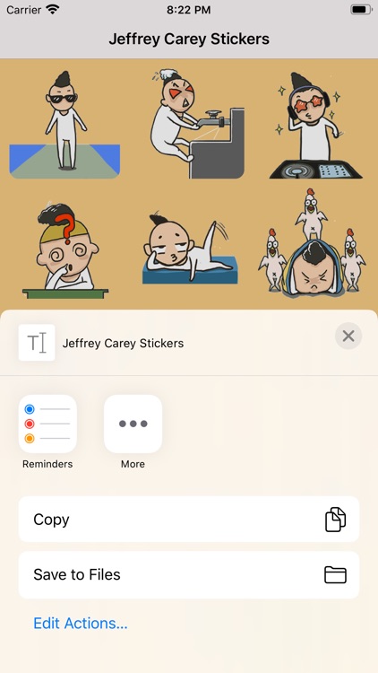 Jeffrey Carey Stickers screenshot-3