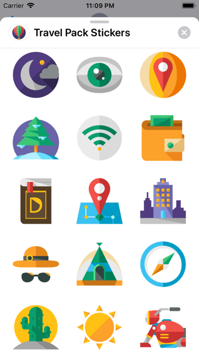 Travel Pack Stickers Screenshot 1