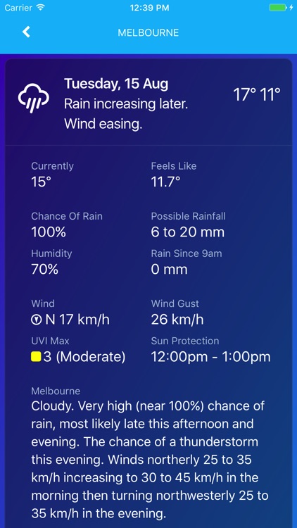 Bom melbourne radar