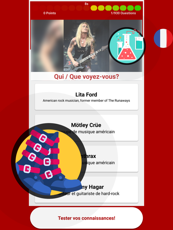 Screenshot #6 pour LE HEAVY METAL & ROCK Quiz