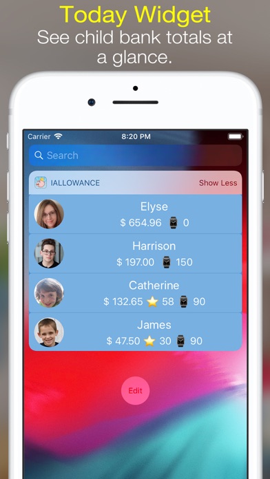 iAllowance Lite with ... screenshot1