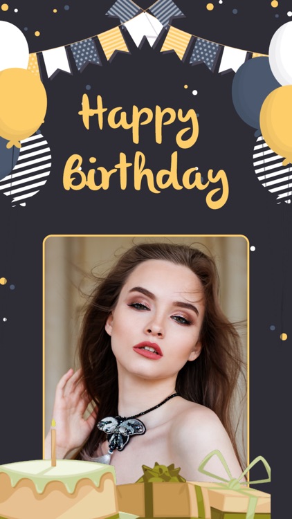 Bday Video Maker, Wishes,Cards