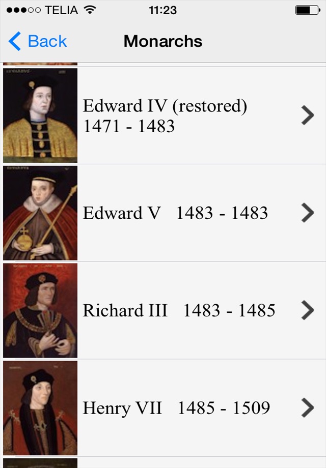 British Monarchy & History screenshot 2