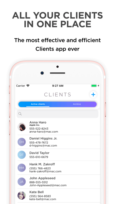 How to cancel & delete Clients — your client database from iphone & ipad 1