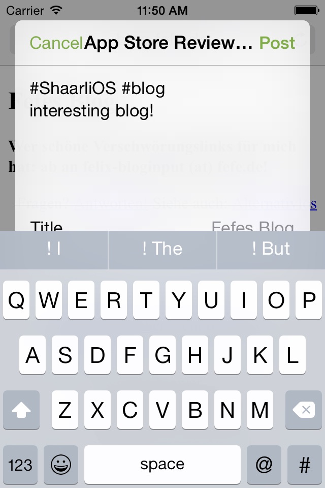 #ShaarliO screenshot 3