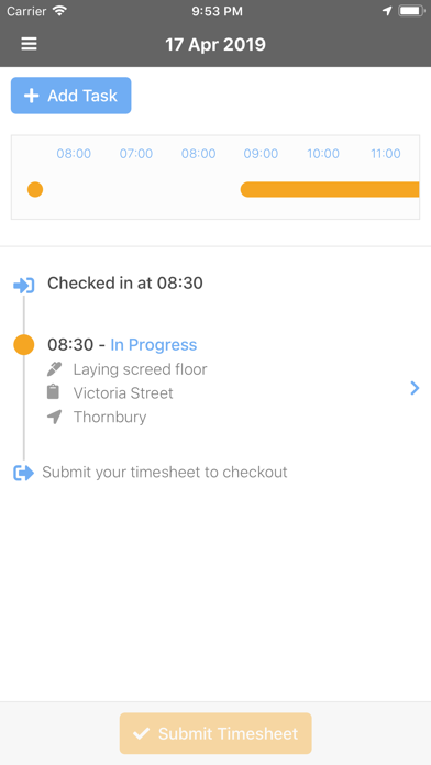 Track - Timesheets made easy screenshot 2