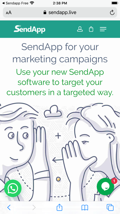 SendApp Click screenshot 3