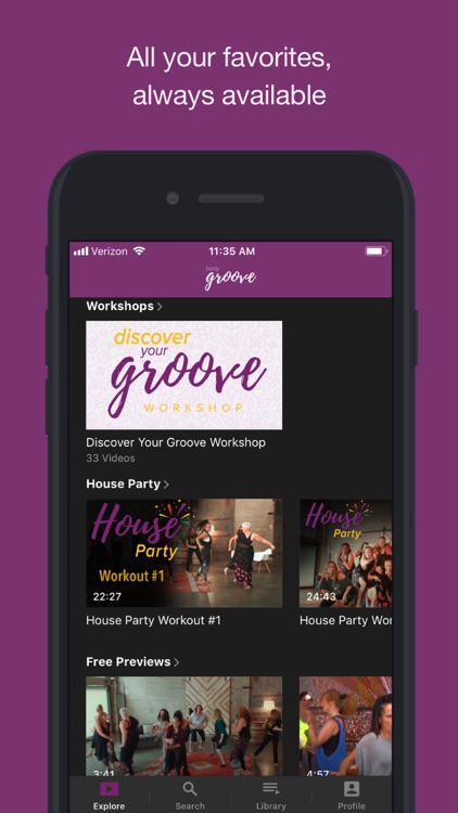 Body Groove On Demand