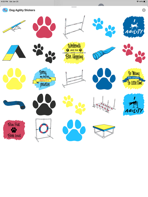 Screenshot #6 pour Dog Agility Stickers
