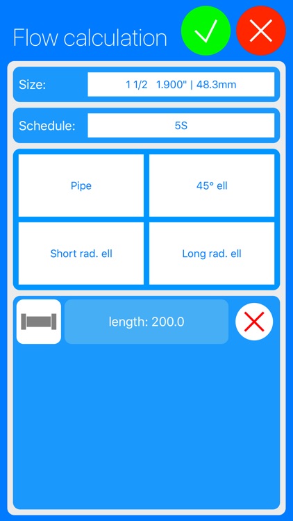 Flow calculation