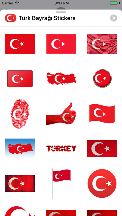 Türk Bayrağı Stickers screenshot 2