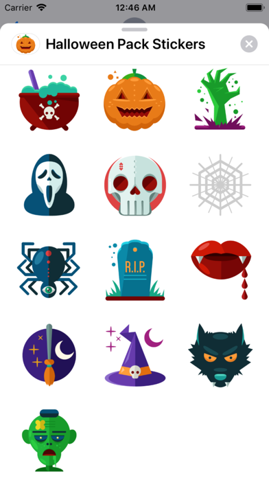 Halloween Pack Stickers screenshot 3