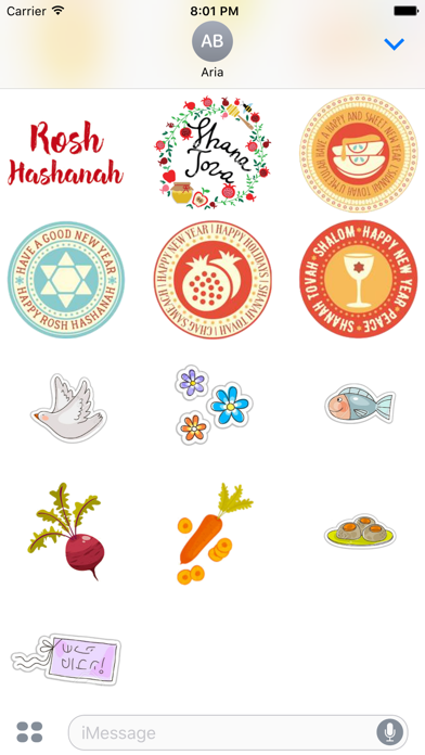 How to cancel & delete Happy Rosh Hashanah Stickers from iphone & ipad 3