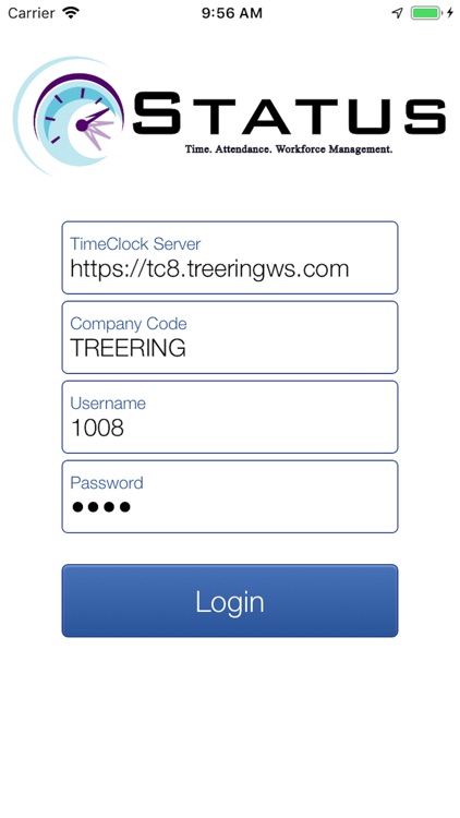 Status Time and Attendance